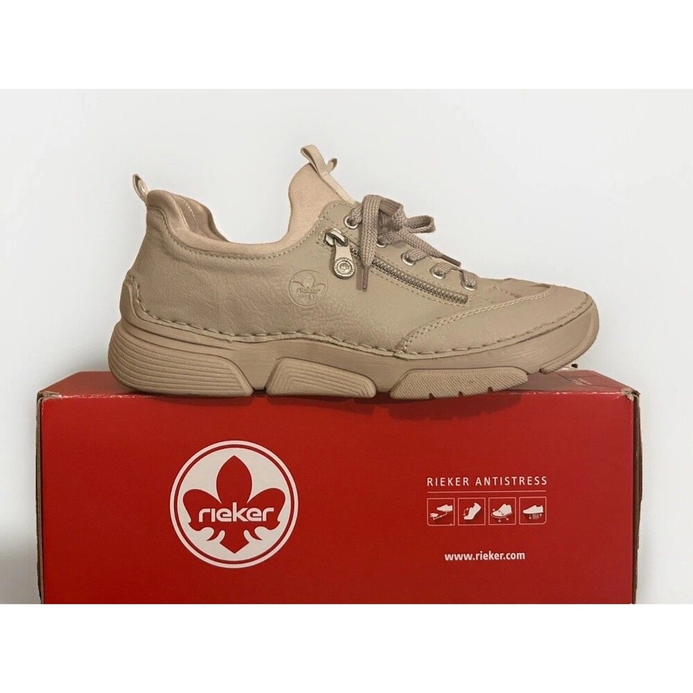 rieker Angela 73 Beige Comfort Shoes ,EUR 42, US 10